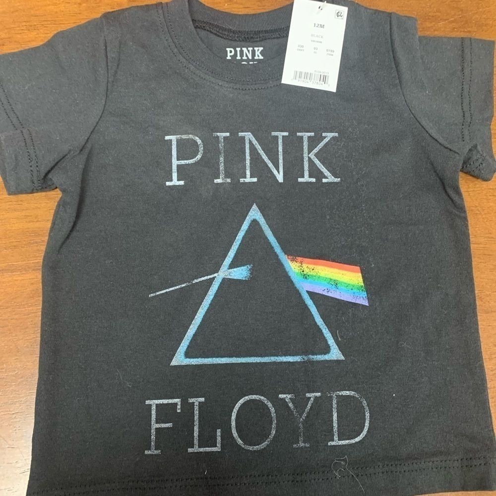 xSOLD Pink Floyd Band T-Shirt 12M, NWT, Rocker Parent Gift / little rocker - Picture 1 of 6